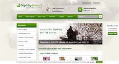 Desktop Screenshot of doplnkydomu.cz